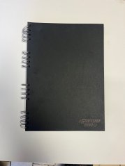 Blackbook made by Graffshopbrno A4 - black paper, portrait