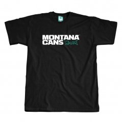 Montana tričko - Typo+Logo - černé