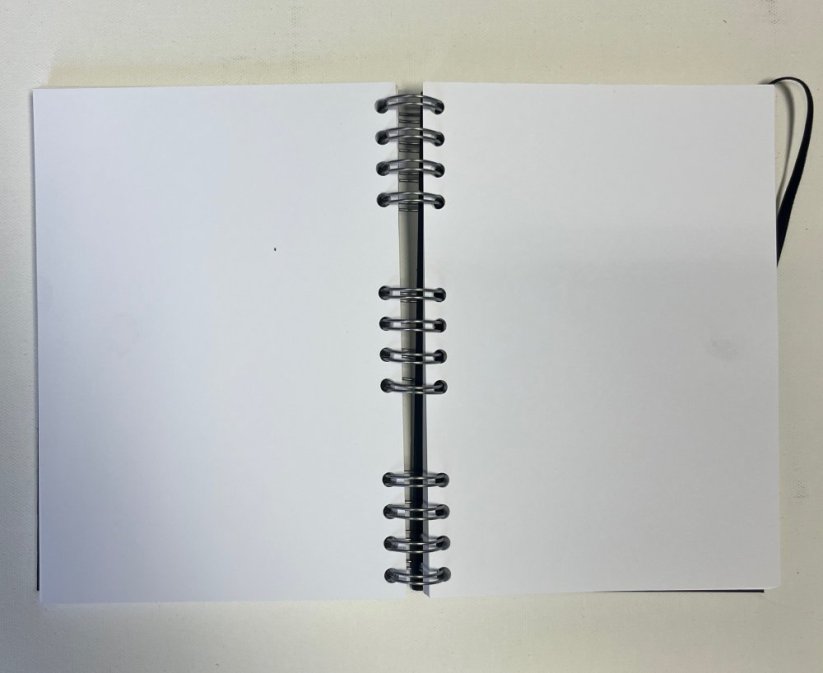 Blackbook made by Graffshopbrno A5 - white paper, portrait