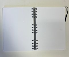 Blackbook made by Graffshopbrno A5 - white paper, portrait