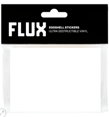 FLUX Eggshell Stickers 50 pcs White