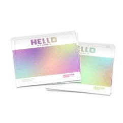 Montana Hello-Gram samolepka - Non-Eggshell