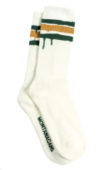 Montana Socks Stripes Off White
