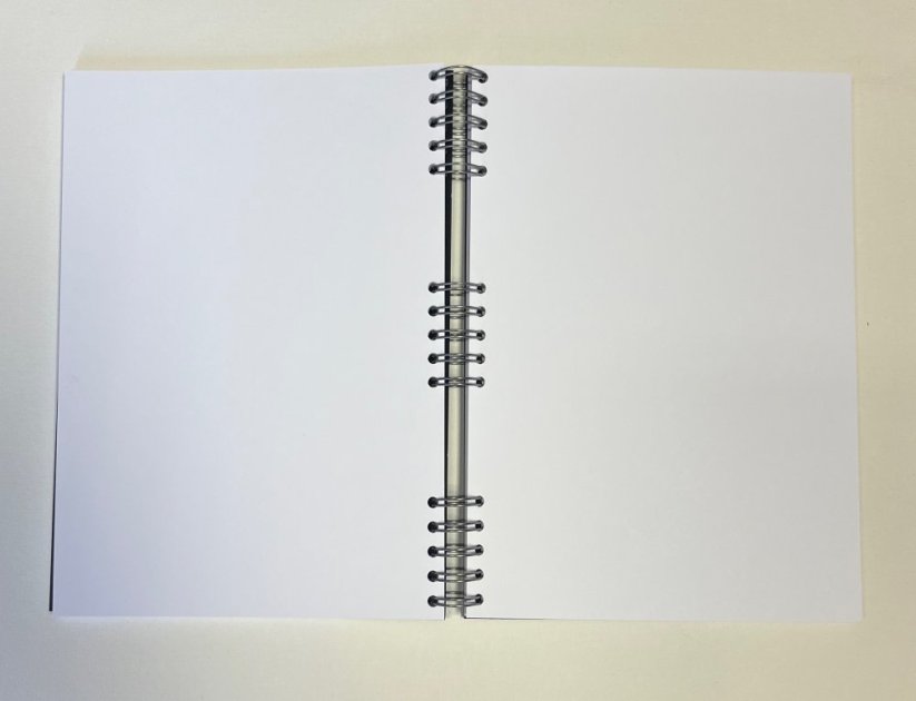 Blackbook made by Graffshopbrno A4 - white paper, portrait