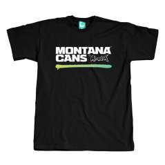 Montana T-Shirts - Typo+Logo Underline BlackMontana T-Shirts - Typo+Logo Underline Black