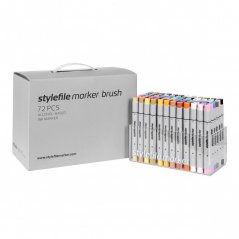 Stylefile Markers 72 Set - Main Brush Set