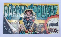 Dárkový poukaz v hodnotě 2500,-