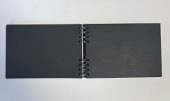 Blackbook made by Graffshopbrno A5 - black paper, landskype