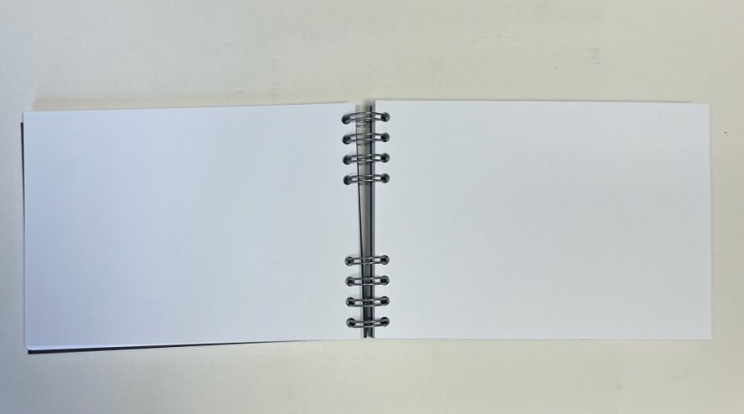Blackbook made by Graffshopbrno A5 - white paper, landskype