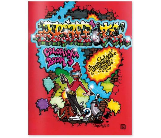 GRAFFITI COLORING BOOK 3 – INTERNATIONAL STYLES