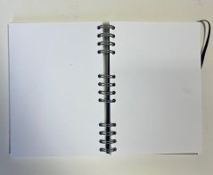 Blackbook made by Graffshopbrno A5 - white paper, portrait