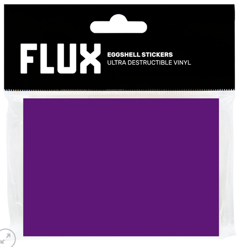 FLUX Eggshell Stickers 50 pcs Purple