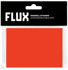 FLUX Eggshell Stickers 50ks -RED