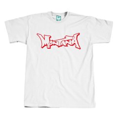 Montana T-Shirt - White / Red