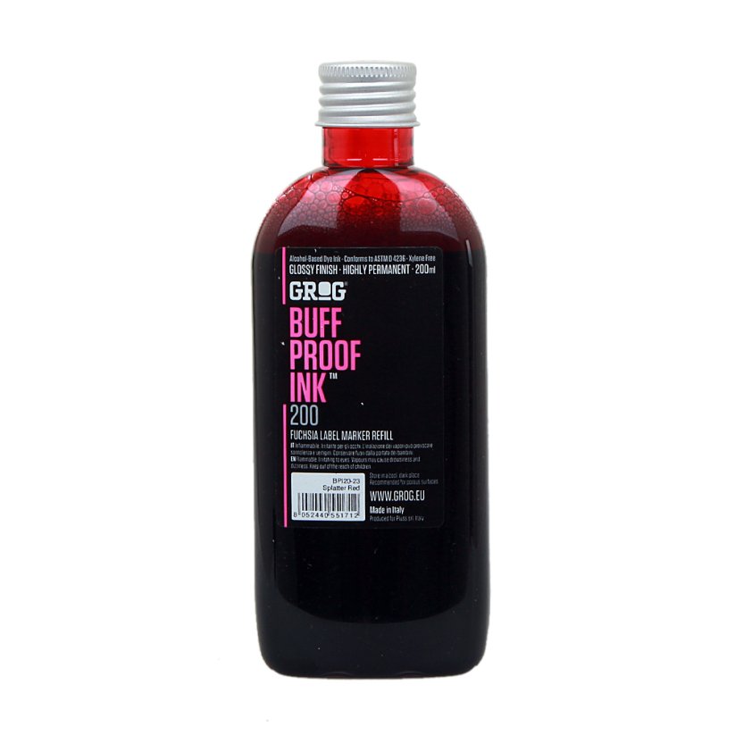 Grog Buff Proof Ink Refill 200ml - Color: Diving Blue #24327d
