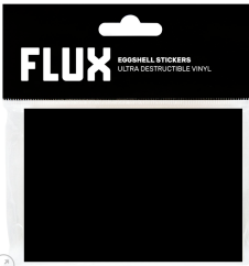 FLUX Eggshell Stickers 50 pcs Black