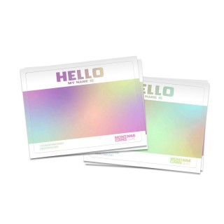 Montana Hello-Gram samolepka - Non-Eggshell