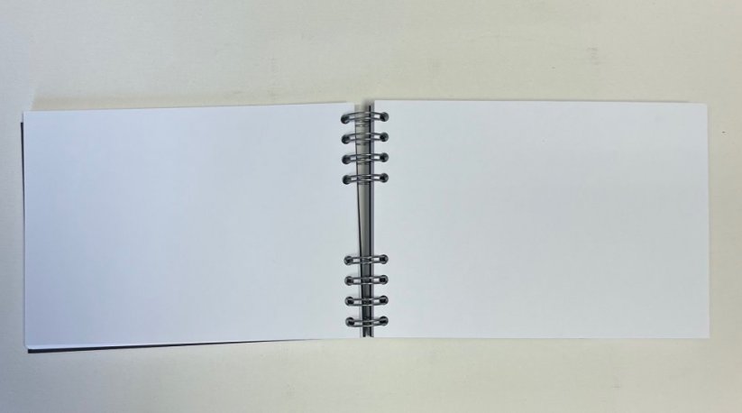 Blackbook made by Graffshopbrno A3 - white paper, landskype