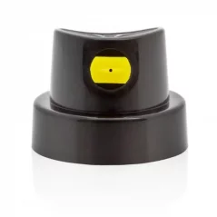 Calligraphy cap black and yellow